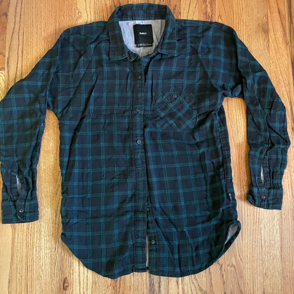 Burton Plaid button down size M